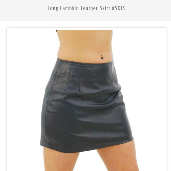 Women’s size 2 Black Jamin Leather Mini Skirt - Picture 1 of 12